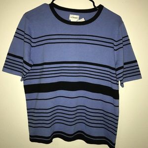 liz baker super hot striped tee